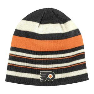 Philadelphia Flyers Uncuffed Rev Knit Beanie Hat Ski Cap Winter Classic 2012 NHL
